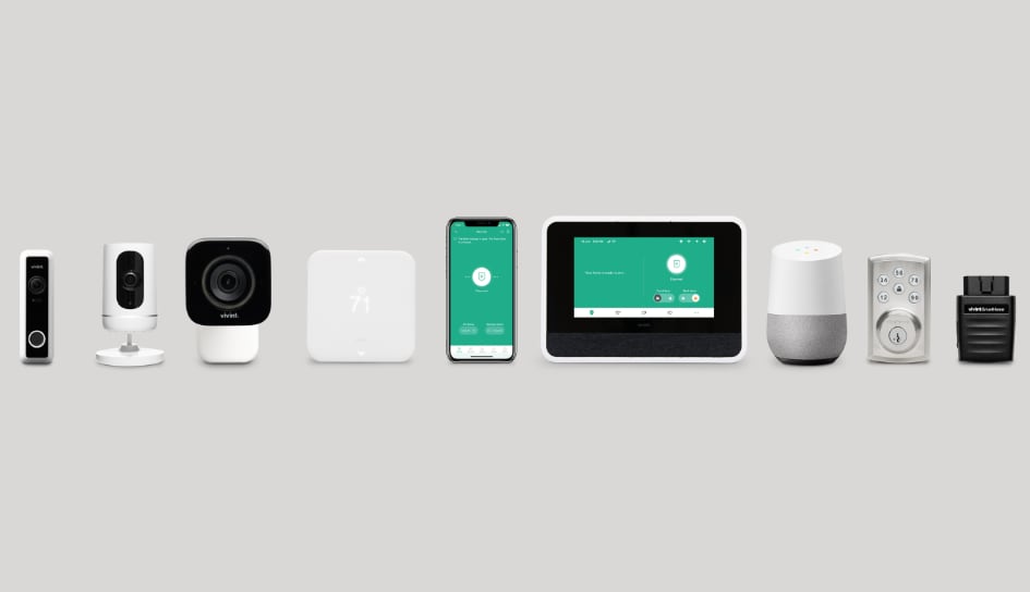 Vivint home security product line in Stamford
